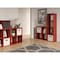 John Louis Home Solid Wood 9 Cube Organizer Red Mahogany JLH-9C-M - alternate 3